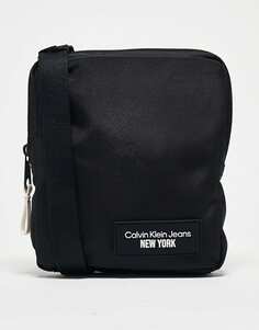 Черная сумка через плечо Calvin Klein Jeans sport Essential Reporter