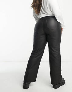 Черные прямые джинсы с покрытием Dr Denim Plus Moxy