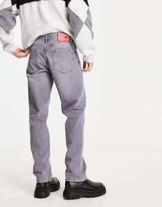 Светло-серые джинсы обычного кроя HUGO 640