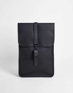Черный водонепроницаемый мини-рюкзак унисекс Rains 12800