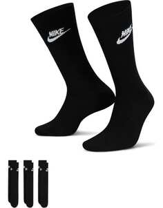 Комплект из трех черных носков Nike Everyday Essential