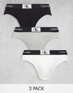 Разноцветные хлопковые трусы Calvin Klein CK 96 (3 пары)