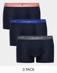 Темно-синие плавки Tommy Hilfiger (3 шт.)