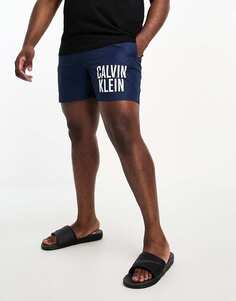 Темно-синие шорты для плавания Calvin Klein Big &amp; Tall