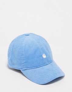 Синяя вельветовая кепка Carhartt WIP harlem