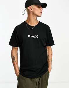 Черная футболка Hurley H20