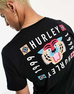 Черная футболка Hurley Bengal