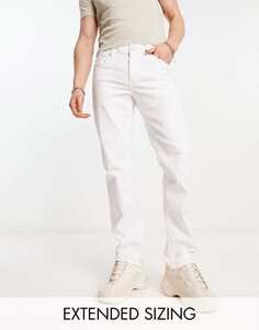 Белые узкие джинсы ASOS DESIGN