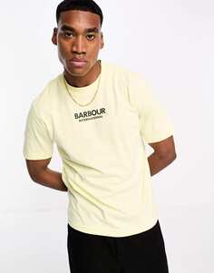 Желтая футболка Barbour International Formula