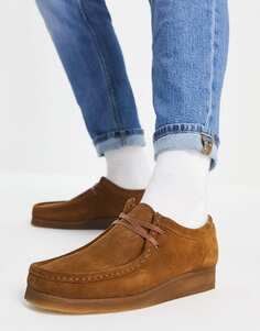 Замшевые туфли Clarks Originals Wallabee