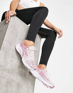 Розовые кроссовки Nike Training SuperRep Go 3 Flyknit