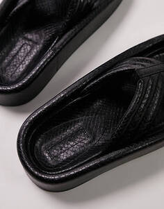 Черные сандалии с утопленной стелькой Topshop Gigi