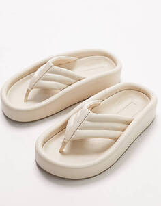 Белые сандалии с утопленной стелькой Topshop Gigi