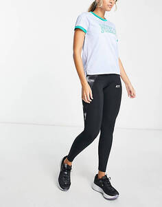 Сине-зеленая футболка с логотипом Nike Running Swoosh Run Heritage