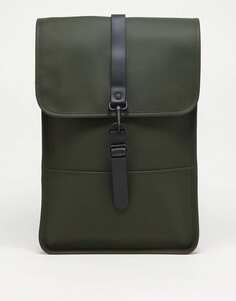 Зеленый водонепроницаемый мини-рюкзак унисекс Rains 12800