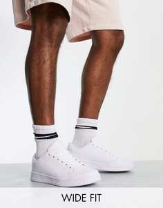 Белые широкие кроссовки на шнуровке Truffle Collection