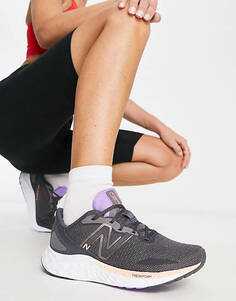 Черно-фиолетовые кроссовки New Balance Running Arishi