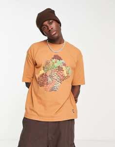 Оранжевая футболка Levi&apos;s Skate с графическим логотипом на груди Levis Skateboarding