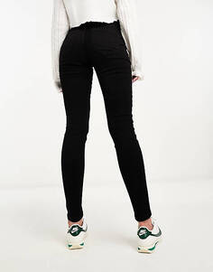 Черные джинсы скинни с высокой посадкой Vero Moda Sophia