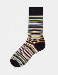 Разноцветные носки с фирменными полосками Paul Smith