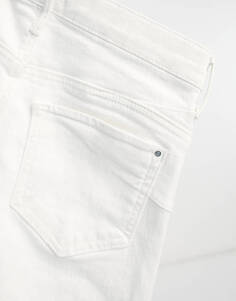 Белые джинсы средней посадки River Island Petite
