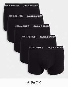Черные плавки-стопы Jack &amp; Jones из пяти штук
