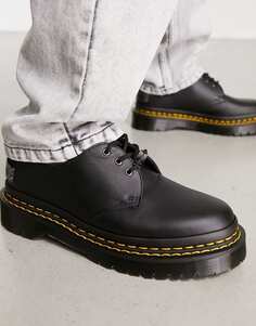 Черные туфли с 3 люверсами Dr Martens 1461 bex DS pltd