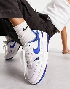 Бело-синие кроссовки Nike Gamma Force