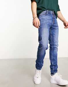 Темно-синие джинсы скинни ASOS DESIGN Y2k