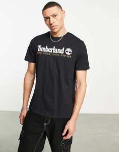 Черная футболка с логотипом Timberland yc core