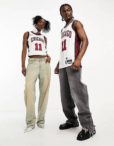 Белый унисекс жилет Nike Basketball NBA Chicago Bulls Demar Derozan Icon Swingman