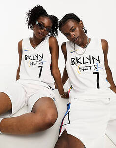 Белый унисекс жилет Nike Basketball NBA Brooklyn Nets Kevin Durant Icon Swingman Unknown