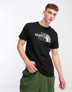Черная футболка с логотипом на груди The North Face Easy