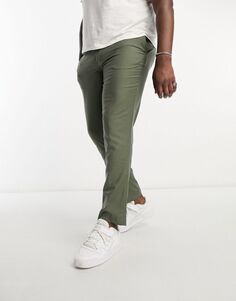 Зеленые костюмные брюки скинни Gianni Feraud Plus
