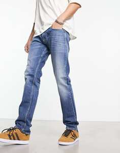 Синие прямые джинсы Replay