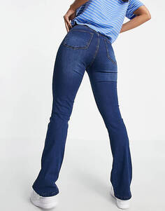 Расклешенные джинсы с завышенной талией Noisy May Sallie индиго