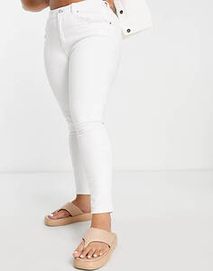 Белые джинсы суперскинни со средней посадкой Dr Denim Plus Lexy