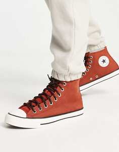 Ярко-оранжевые кроссовки Converse Chuck Taylor All Star Hi