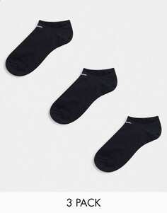Набор из трех черных спортивных носков унисекс Nike Training