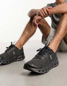 Черные кроссовки для бега ON Cloudgo