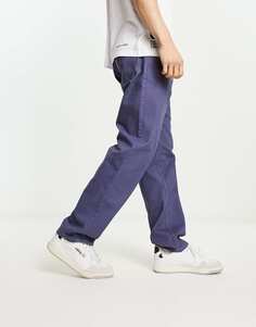 Синие прямые брюки с 5 карманами New Look