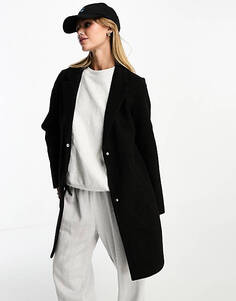 Черное строгое пальто Vero Moda