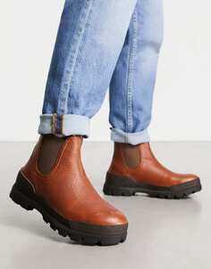 Коричневые массивные ботинки челси Polo Ralph Lauren oslo