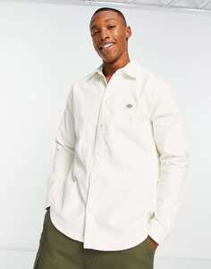 Белая вельветовая рубашка с длинными рукавами Dickies Wilsonville