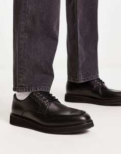 Черные туфли на шнуровке Bolongaro Trevor