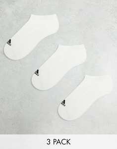 Набор из трех белых спортивных носков adidas Sportswear