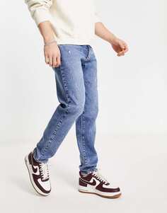 Спортивные джинсы узкого кроя Abercrombie &amp; Fitch средней степени стирки