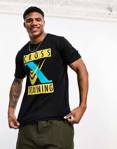 Черная футболка с рисунком Nike Training Cross Training Dri-Fit