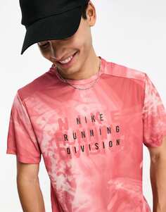 Красная футболка Nike Running Run Division Rise 365 Dri-Fit