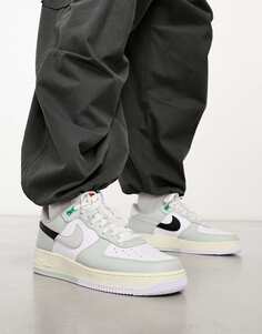 Серо-белые кроссовки Nike Air Force 1 &apos;07